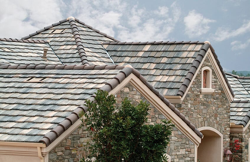 flat roof tiles